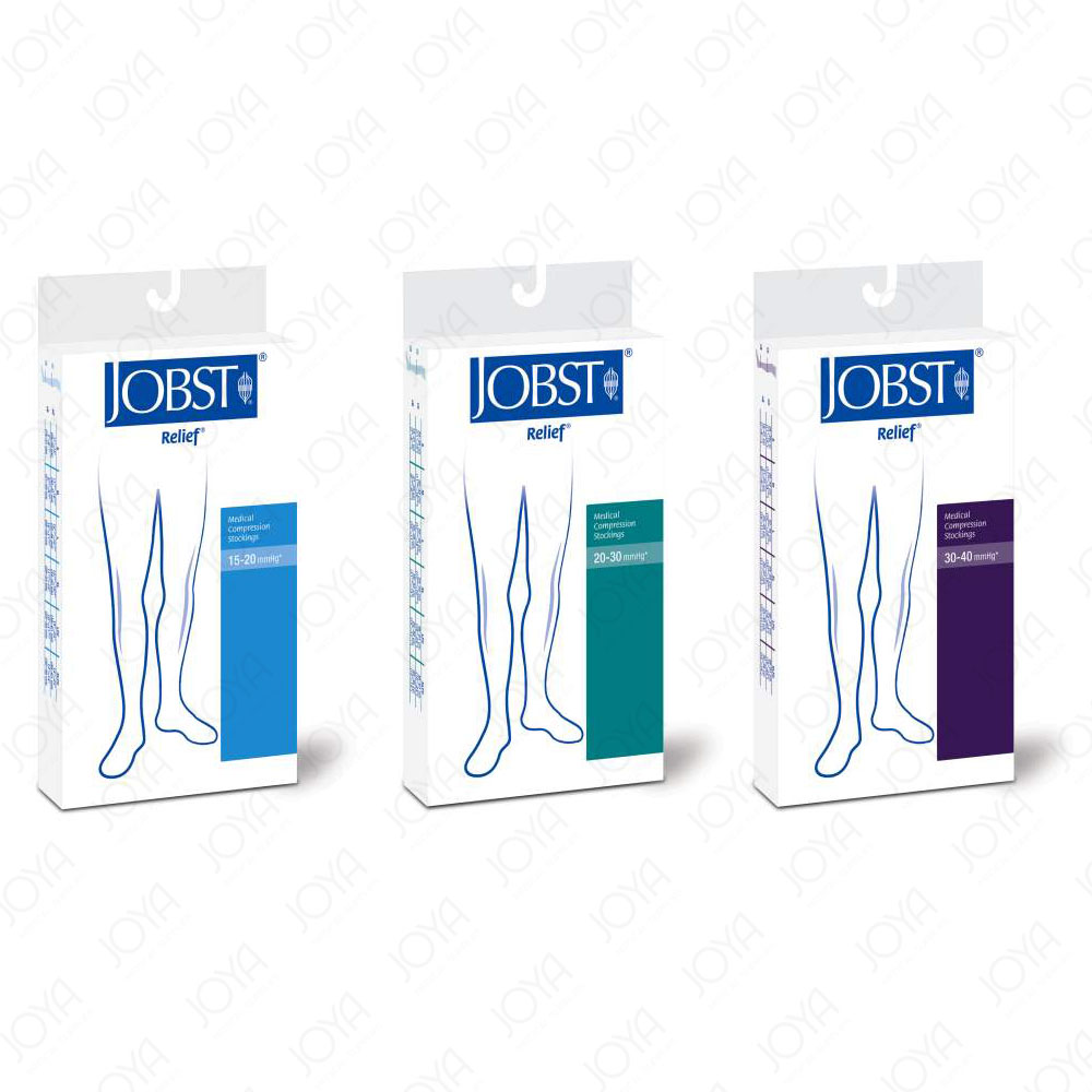 JOBST Relief 15-20mmHg Colour Black Size Small Knee High Closed Toe