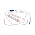 M Devices Transfusion Pump Set With Flexible Chamber 2 x Needleless Access Sites And Non-Return Valve 265cm