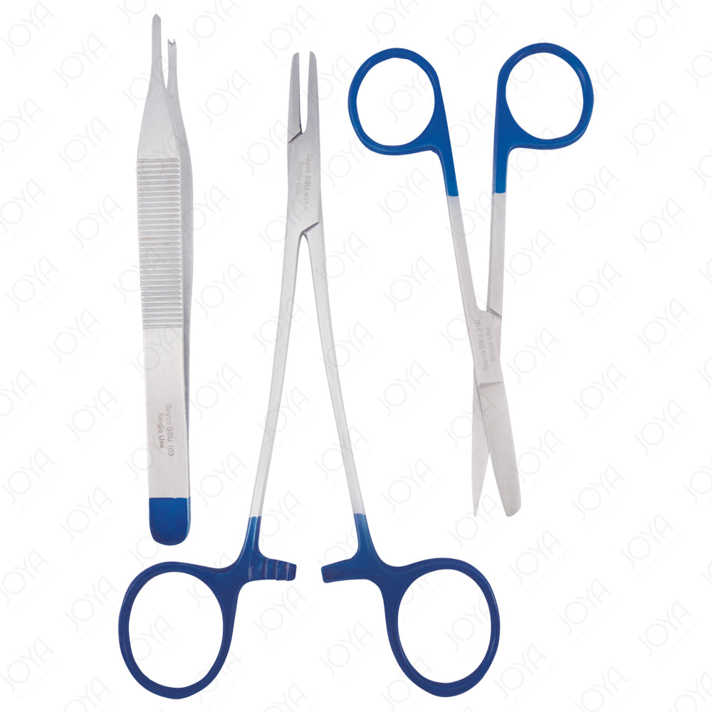 Sayco Disposable Suture Pack With Scissors Sharp/Sharp