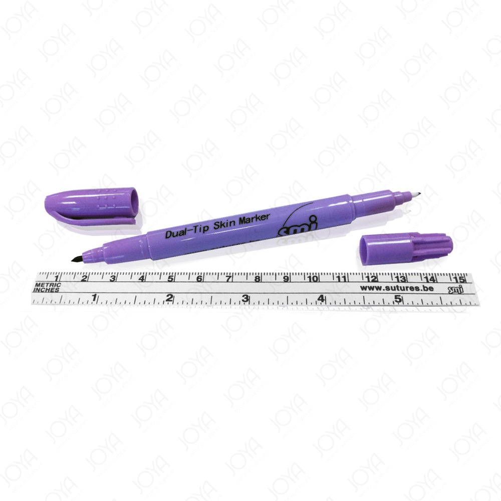SMI Skin Marker Dual Tip With Ruler Sterile