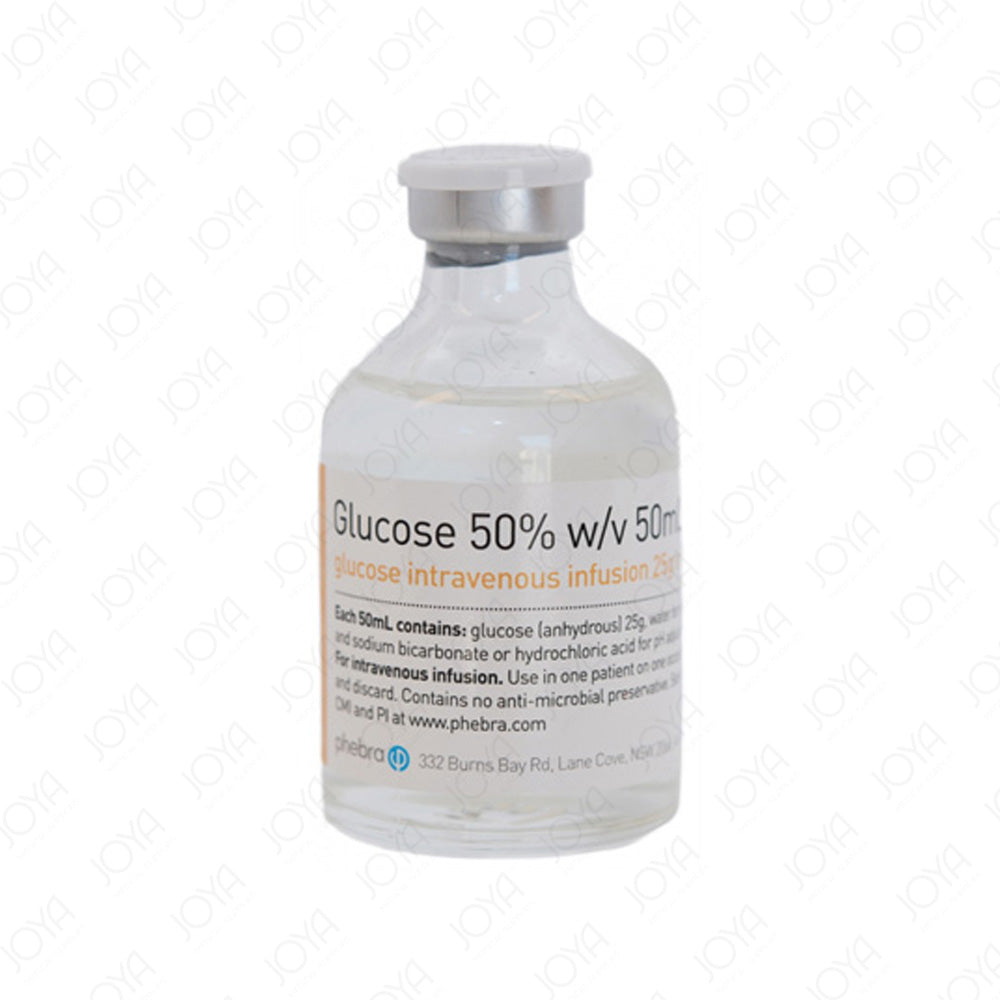 Glucose 50% 25g/50ml Vial Intravenous Infusion