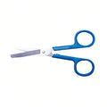 Scissors with Plastic Handle (13 cm; Sharp/Blunt) Blue