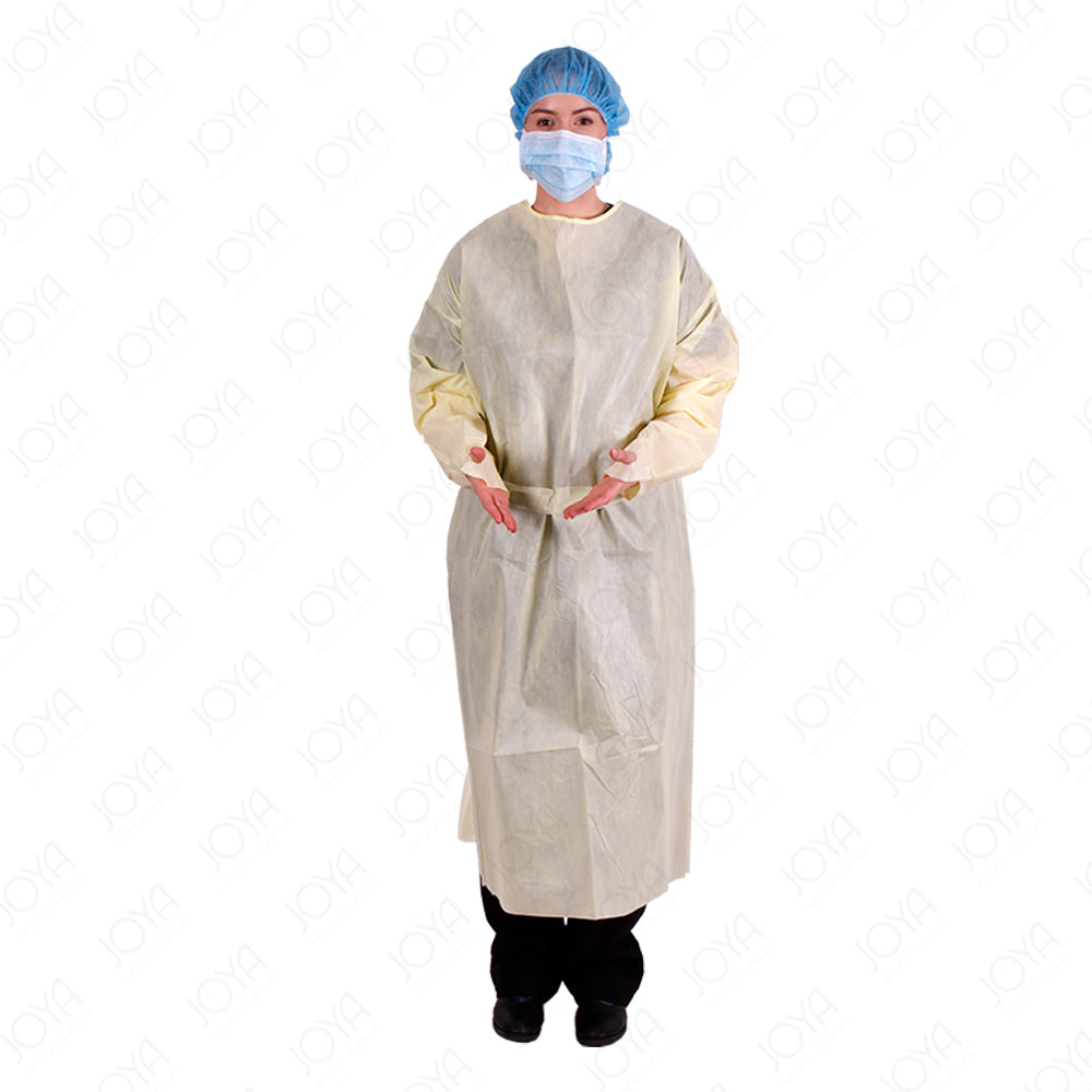 Multigate Liteback Protective Gown With Thumb Secure Regular Yellow