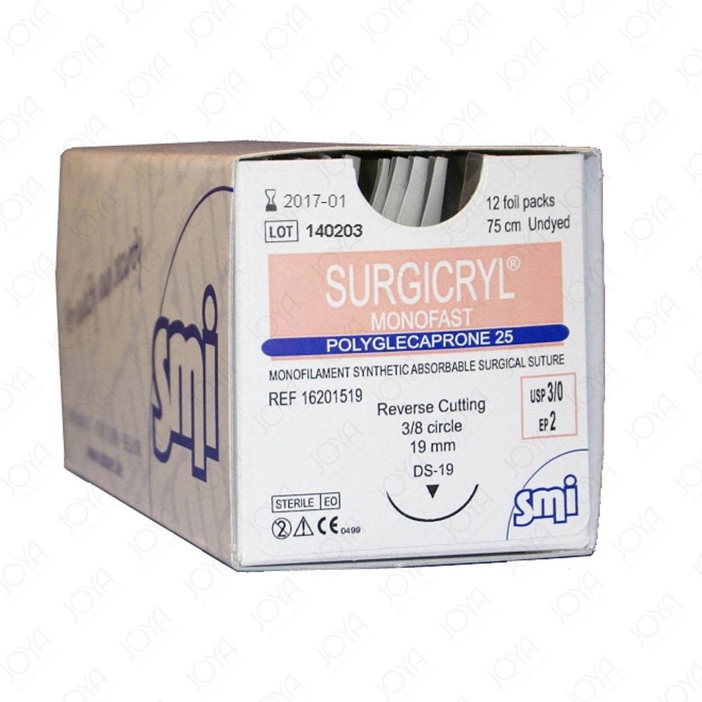 Surgicryl Monofast 5/0 Rc 3/8 Circ Ds 12mm 45cm Undyed