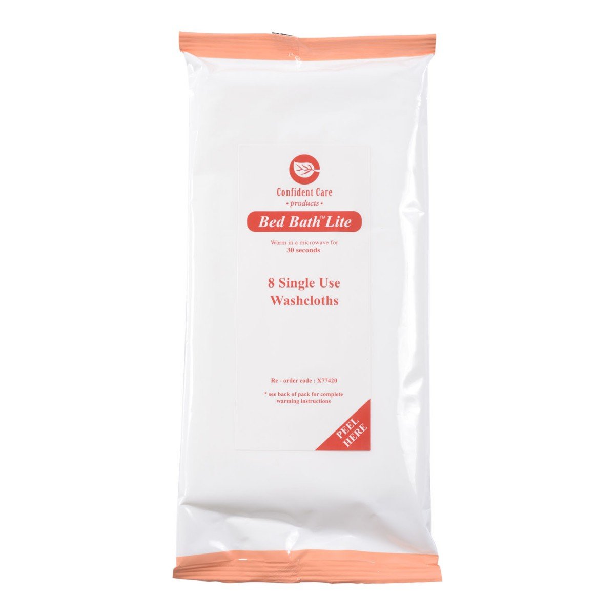 Bed Bath Cloth Confident Care 19x19cm 8