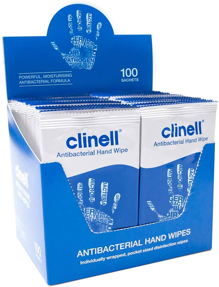 Clinell Antibacterial Hand Wipe 800 carton