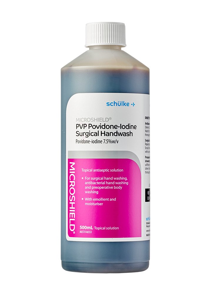 Microshield Povidone Iodine Hand Wash 500ml ea