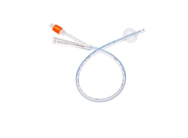 Mdevices Catheter 16FR 10ml Silicone 40cm Orange