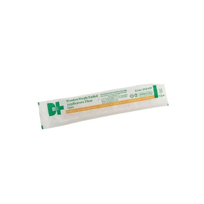 Swabstick Wood 15cm S/E st pack/2 x 100