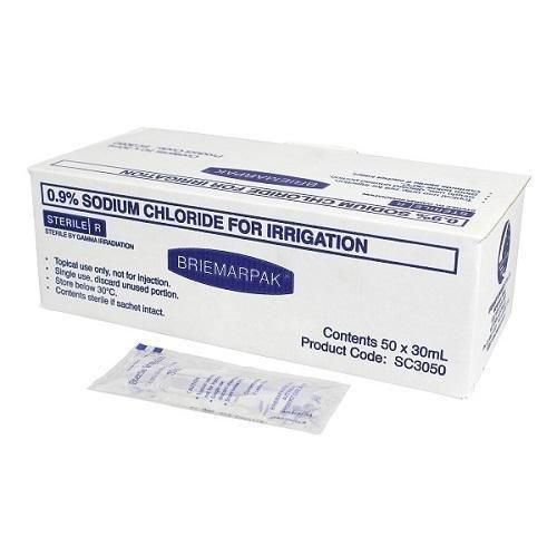 Sodium Chloride .9% Irrig. Sachet 30ml 75