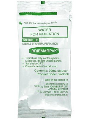 Water for Irrigation 30ml Sachet 75