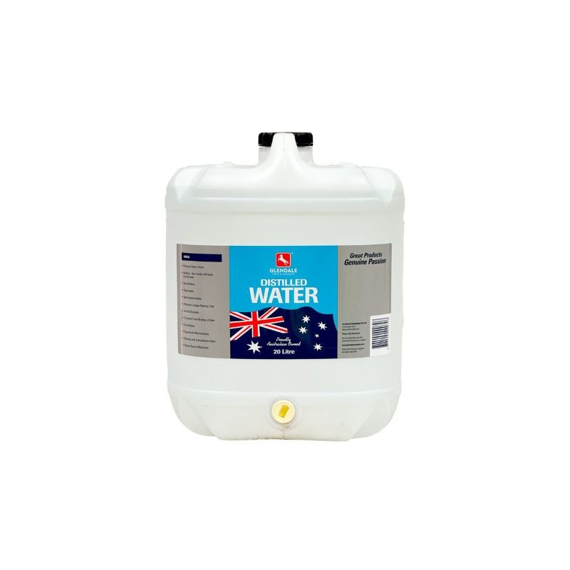 Distilled Water Glendale 20ltr w tap each