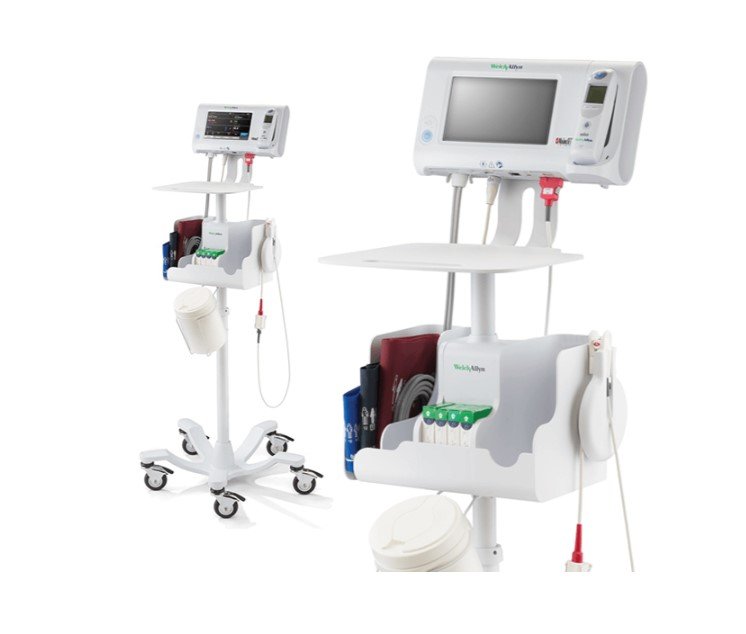 Welch Allyn Connex Spot Monitor Mobile Work Surface Stand