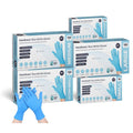 Gloves Nitrile PFree BLUE MED 100