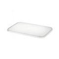 Rectangular Clear Plastic Container Lids 750ml 500