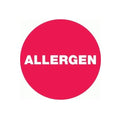 Allergen Label 24mm Round 1000 roll