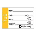 Label Prep Dissolvable Tuesday 49x75mm 250 roll