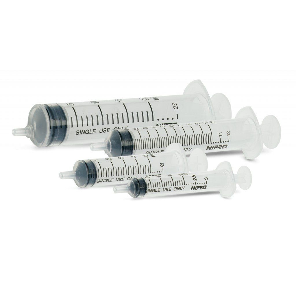 Syringe 10ml Luer Slip Nipro 100
