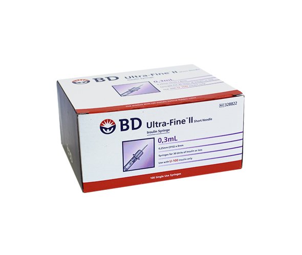 Syringe BD Insulin 0.3ml 31G 100