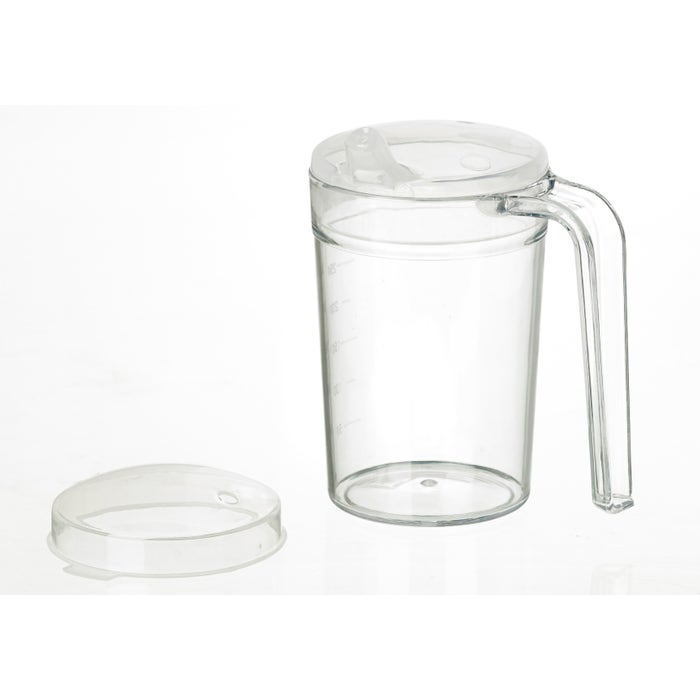 Homecraft Shatterproof Mug, with Spout and Recessed Lids, 400ml