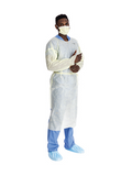 Gown Basics Tri-Layer Isolation Halyard Over The Head Protective