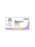 Coated VICRYL* Plus Antibacterial Sutures Absorbable Violey 2-0 90cm - Box/36