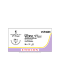 Coated VICRYL* Plus Antibacterial Suture Absorbable Violet 1 70cm - Box/36