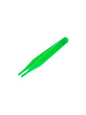 Sage® Plastic Forceps Serrated Tip Sterile 10cm - Ctn/400
