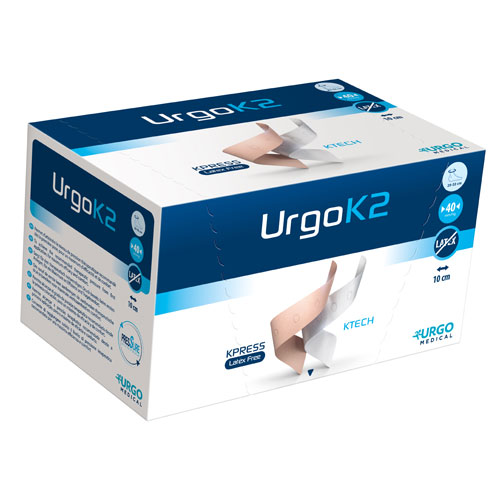 Urgo K2 2-Layer Compression Bandage System 40 mmHg Latex Free 25-32cm