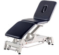 fortress stability premium 3 section / white frame / navy upholstery / 360 degree operation