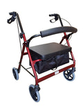 PAB800 180kg HEAVY DUTY EXTRA WIDE 8" WHEEL STEEL ROLLATOR