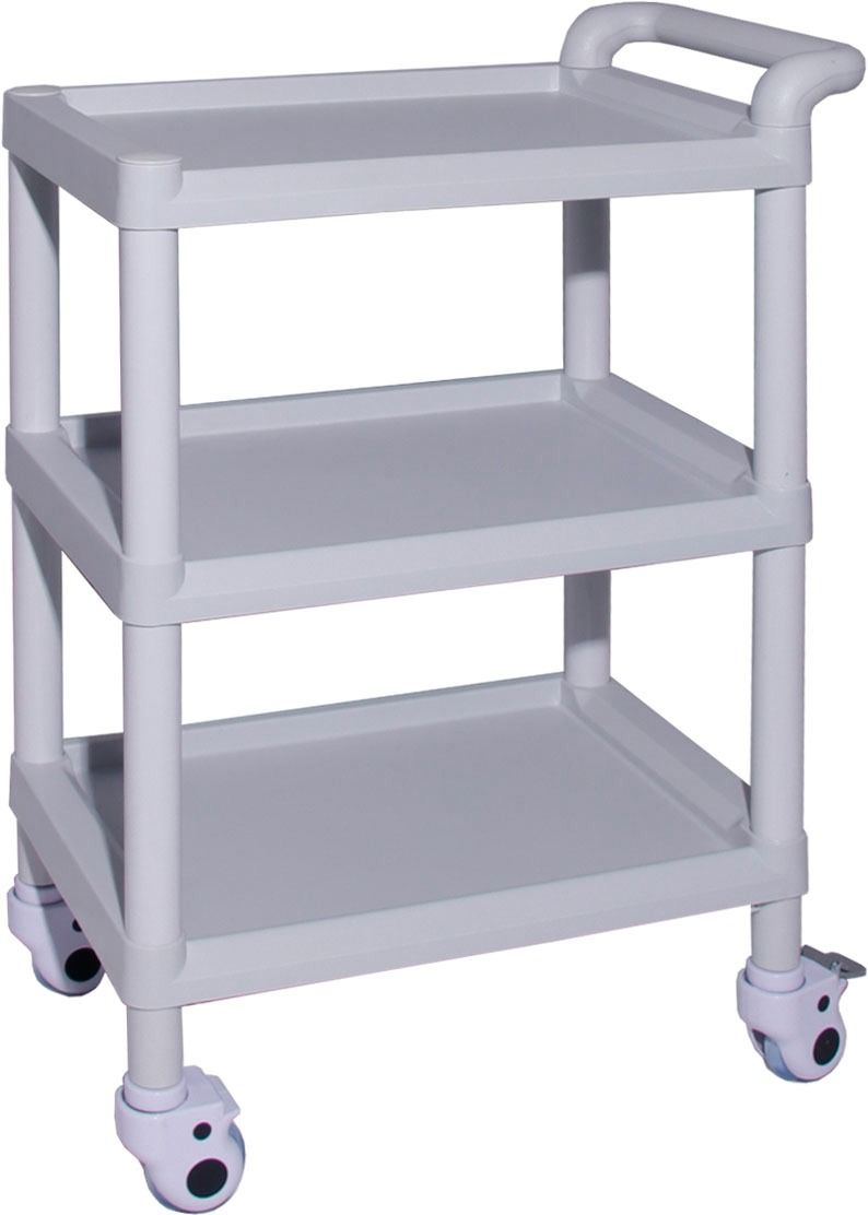 fortress arrow 3 shelf utility cart