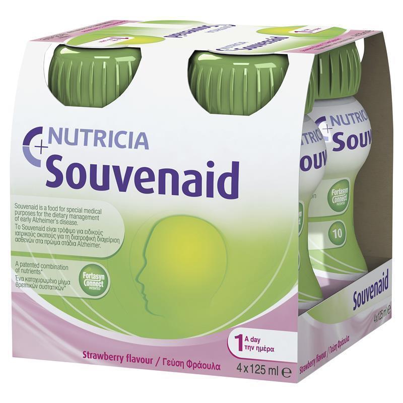 Souvenaid Strawberry 125ml 4pk