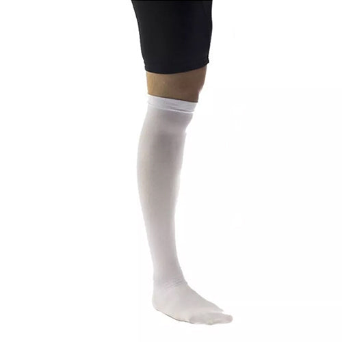 Ted Anti-Embolism Knee Length Stocking White Small Regular Closed Toe