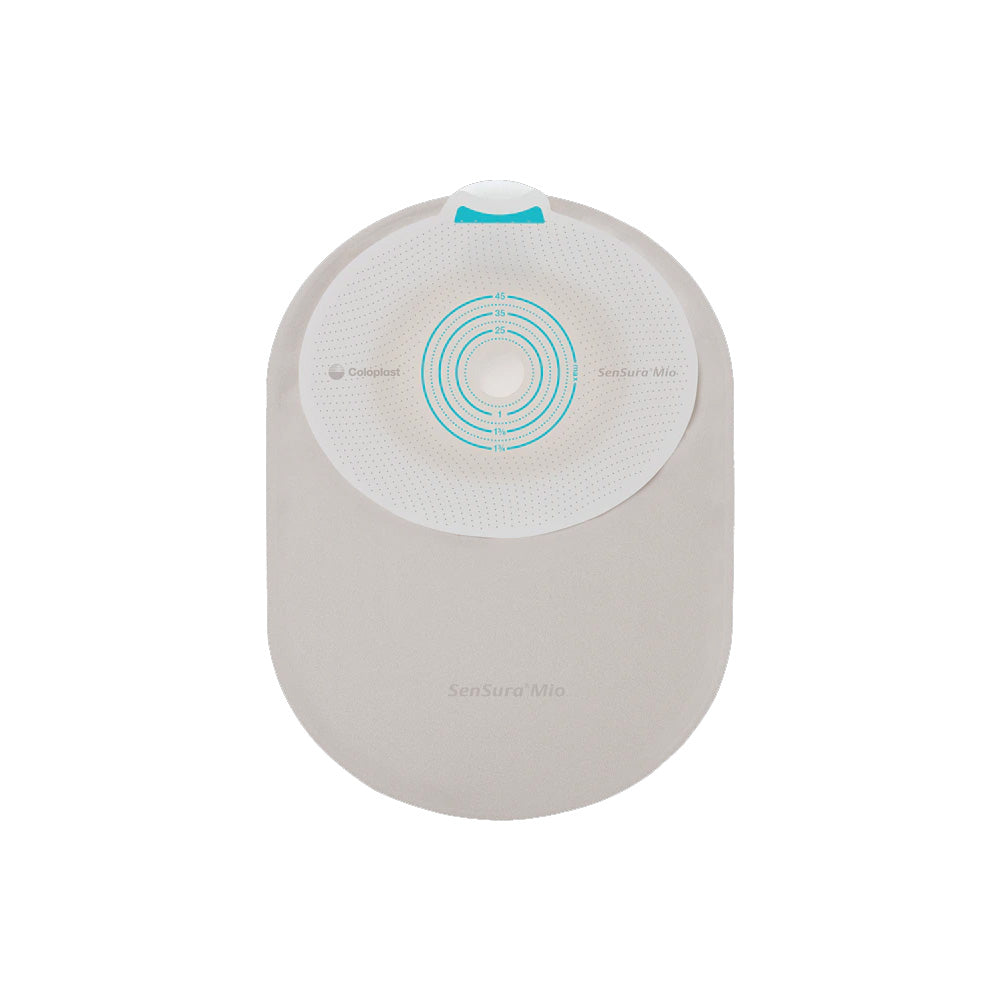 SenSura Mio 1 Piece Closed Bag, Midi 340ml, Hole Size 35-45mm, Inspection Window
