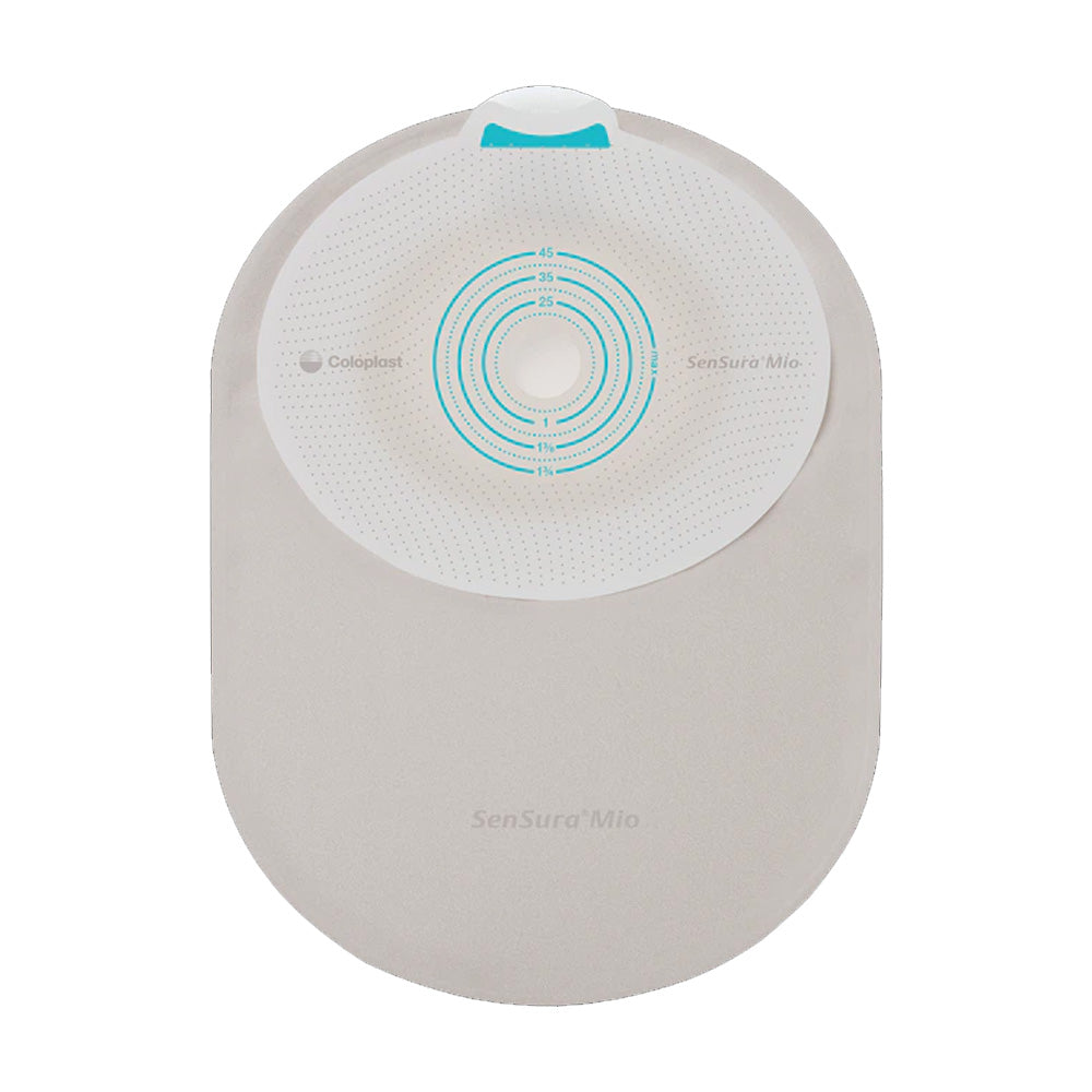 SenSura Mio 1 Piece Closed Bag, Maxi 550ml, Hole Size 30-45mm, Inspection Window