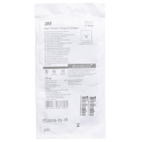 3M Steri-Drape Small Drape With Adhesive Aperture 57x66cm