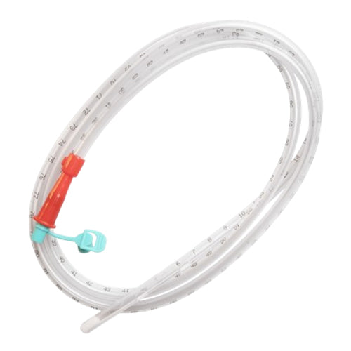 UNOQUIP Duodenal Ryles Tube X-Ray Line Closed Tip 4eyes No Mandrin Funnel With Luer Adapter 1210mm CH18
