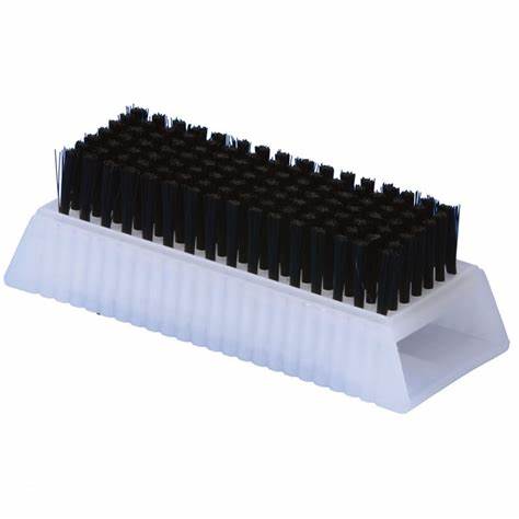 Nail Brush Hard - Autoclavable White ea