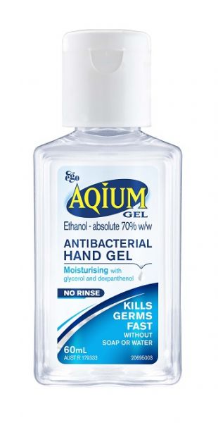 Aqium Antibacterial Hand Gel 60ml