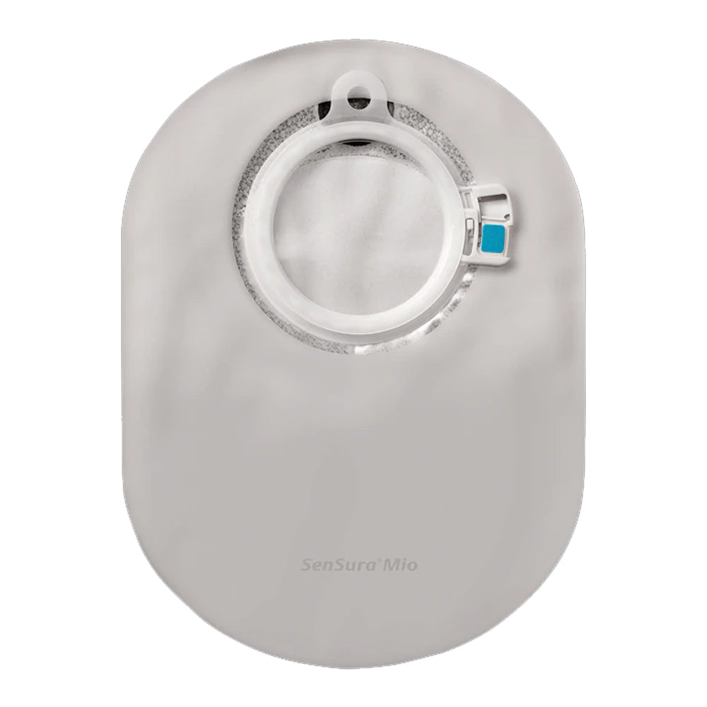 SenSura Mio Click 2-Piece Closed, Maxi 510ml, 50mm Coupling, With Window Neutral Grey