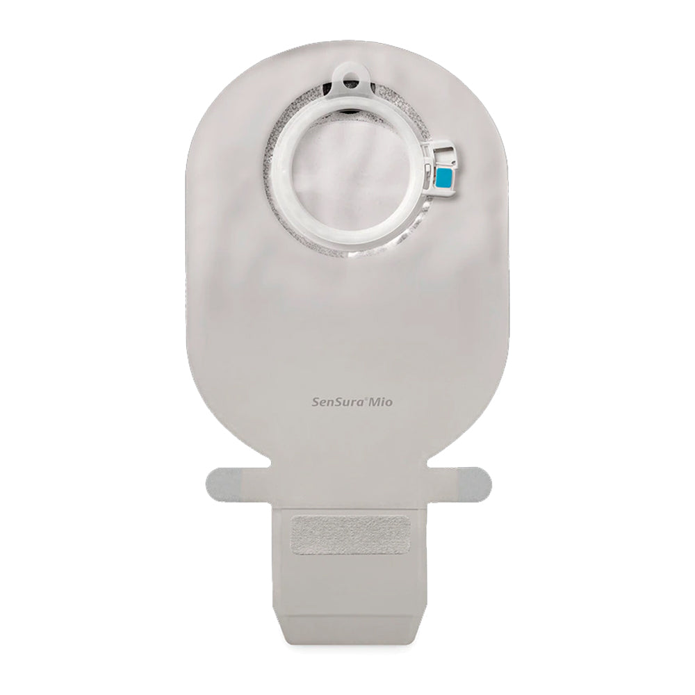 SenSura Mio Click 2-Piece Drainable, Maxi 510ml, 70mm Coupling, With Window Neutral Grey