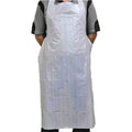 Apron White Disp Mediflex 100