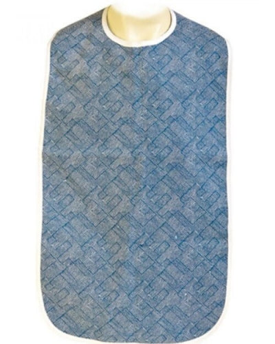 Bib Adult Clothing Protector Azure Blue  45x90cm ea