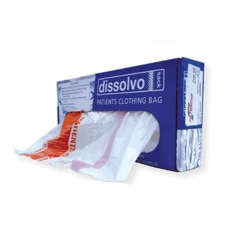 Laundry Bag Dissolvo Patient WHITE 100