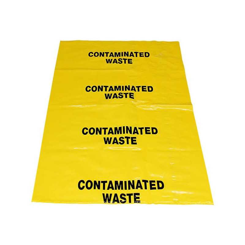 Contaminated Waste Bag 120L Yellow 50