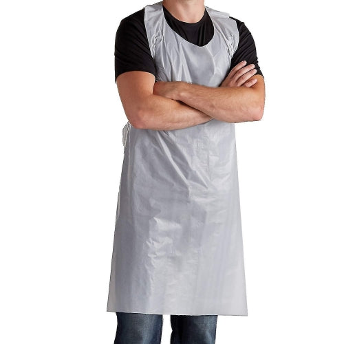 Apron White Dispos Universal Choice 100