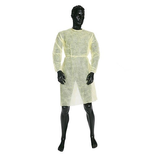 Gown Ultra Health Isolation Lvl 2 Yellow 50