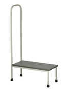 fortress single step-up stool with handrail