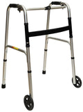 RWK103 1 BUTTON FOLDING WALKING FRAME with 5” CASTORS